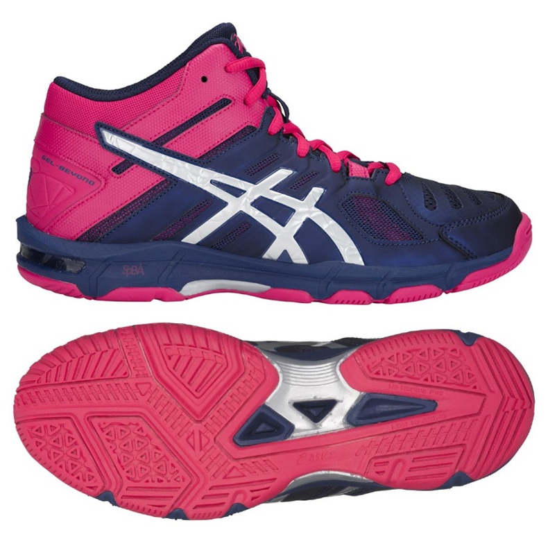Scarpe da pallavolo Asics Gel Beyond 5 Mt W B650N-400 blu navy blu navy