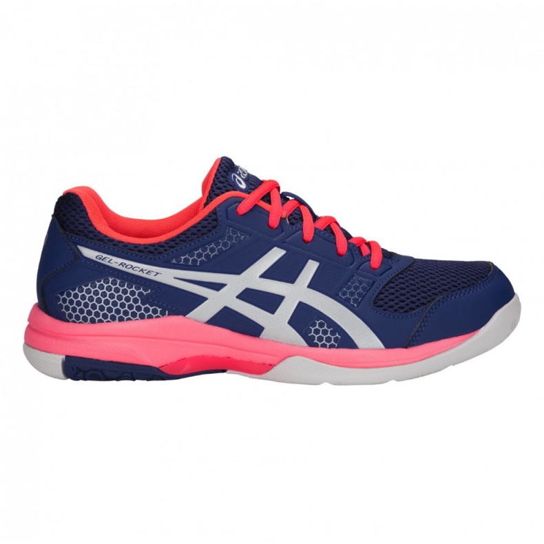 Scarpe da pallavolo Asics Gel Rocket 8 W B756Y-400 blu navy blu navy