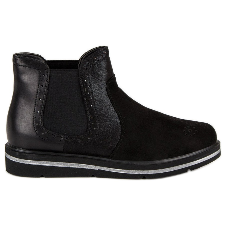 Lucky Shoes Stivaletti Chelsea neri nero