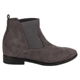 Lucky Shoes Stivali Jodhpur alla moda grigio