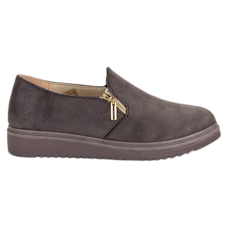 Sneakers in camoscio grigio