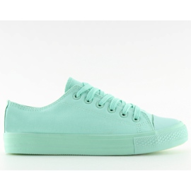 Sneakers donna monocolore menta NB176 L.GREEN verde