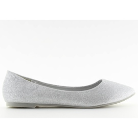Ballerine glitter argento CC200P argento grigio