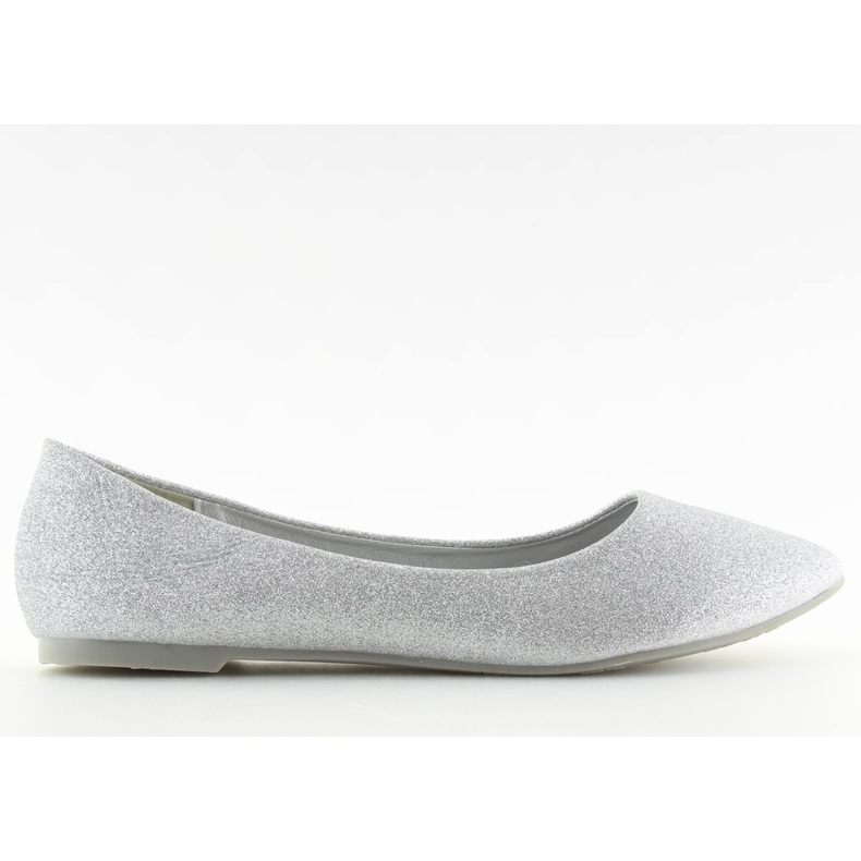 Ballerine glitter argento CC200P argento grigio