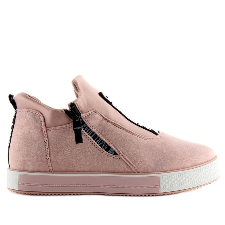 Sneakers rosa con zeppa NB168 Rosa