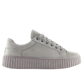 Grigie AX03 Sneakers grigie con suola alta grigio
