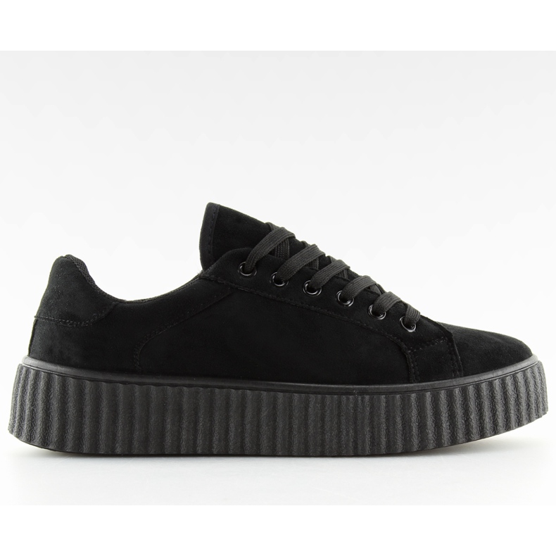 Nero AX03 Sneakers nere su suola alta