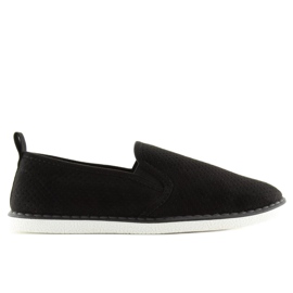 Nero LA08P Sneakers slip-on nere