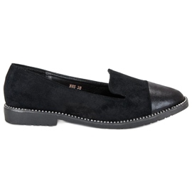Bestelle Ballerine in camoscio nero
