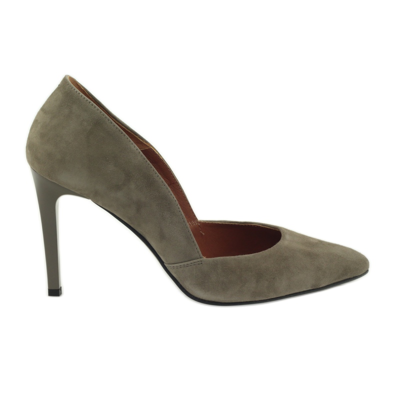 Décolleté con tacco alto Neścior 092 marrone