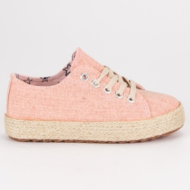 Kylie Scarpe da ginnastica per bambini Espadrillas rosa