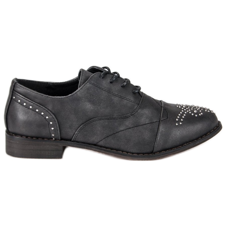 Super Me Scarpe allacciate alla moda nero