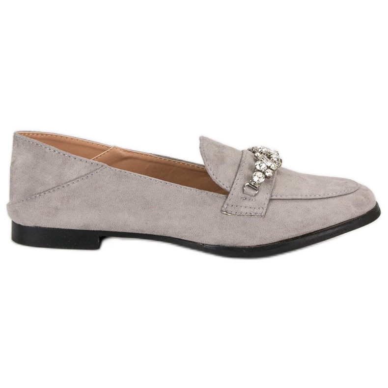 Bestelle Eleganti mocassini grigi grigio