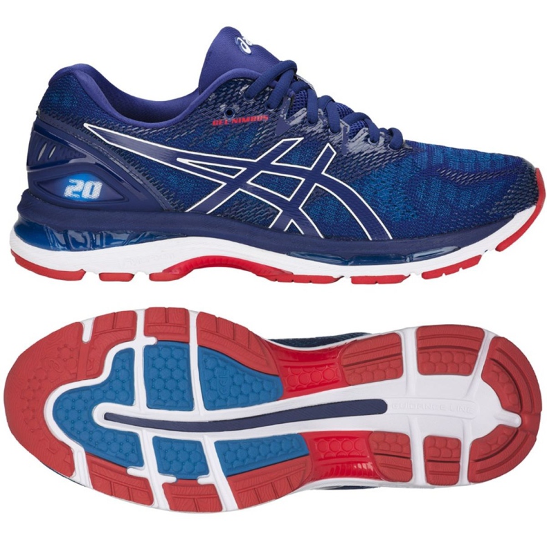 Scarpe da corsa Asics Gel Nimbus 20 M T801N-400 blu
