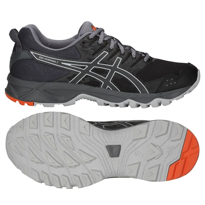 Scarpe da corsa Asics Gel Sonoma 3 W T774N-001 nero