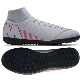 Nike Mercurial SuperflyX 6 Club Tf M AH7372-060 scarpe da calcio grigio grigio