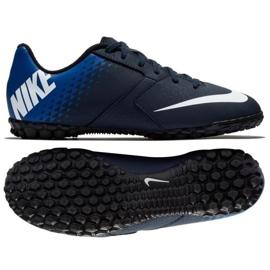 Nike BombaX Tf Jr 826488-414 scarpe da calcio nero nero