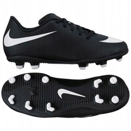 Scarpe da calcio Nike Bravata Ii Fg Jr 844442-001 nero multicolore