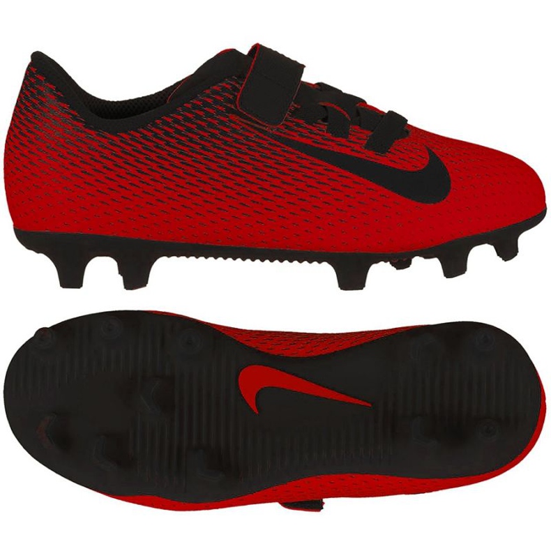 Nike Bravatia II V FG Jr 844434-601 scarpe da calcio rosso