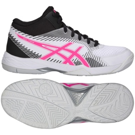 Scarpe da pallavolo Asics Gel-Task Mt W B753Y-100 bianca bianca