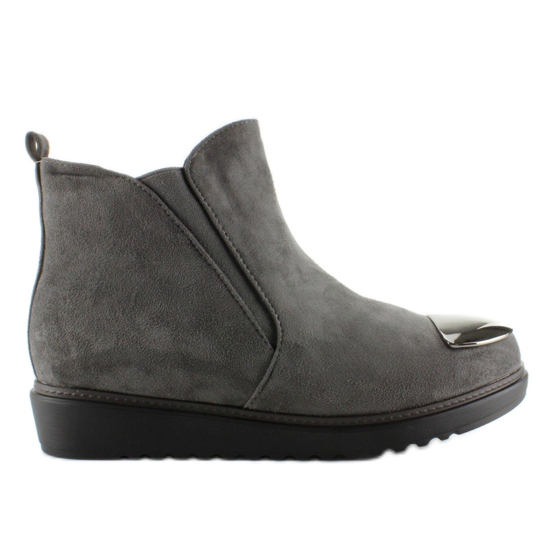 Stivali Jodhpur con placca GG-31 Grey grigio