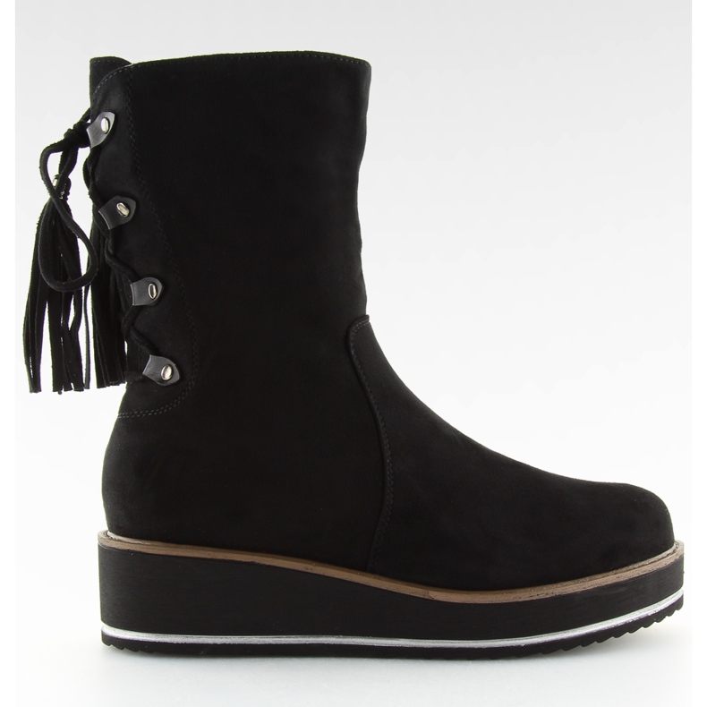 Stivali da donna neri TH17-7 Black nero
