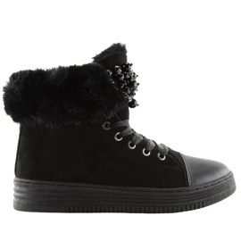 Sneakers nere con isolamento spesso KK-97 Black nero