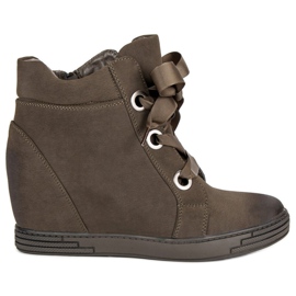 Sneaker VINCEZA verde scuro