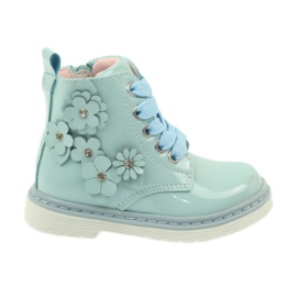 American Club Stivaletti americani stivaletti scarpe per bambini 1424 blu