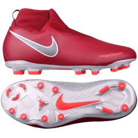 Nike Phantom VSN Academy DF FG Jr AO3287-606 scarpe da calcio rosso