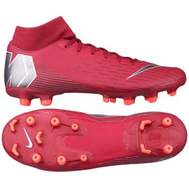 Nike Mercurial Superfly 6 Academy Mg M AH7362-606 scarpe da calcio rosso rosso