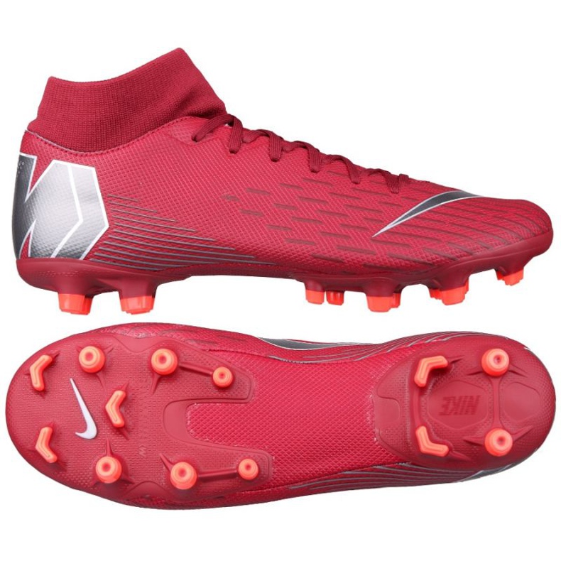 Nike Mercurial Superfly 6 Academy Mg M AH7362-606 scarpe da calcio rosso rosso