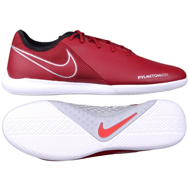 Scarpe indoor Nike Phantom Vsn Academy Ic M AO3225-606 rosso rosso