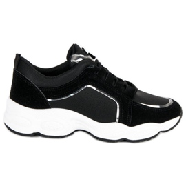 VICES Scarpe sportive in pelle scamosciata nero