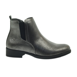 Stivali argento antico Sergio Leone 553 grigio
