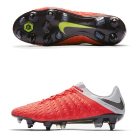 Scarpa da calcio Nike Hypervenom 3 Elite Sg Pro Ac M AJ3810-600 rosso rosso