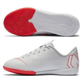 Scarpe indoor Nike Mercurial VaporX 12 Academy Gs Ic Jr AJ3101-060 bianco bianco