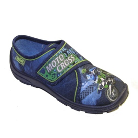 Scarpe per bambini Befado 974Y325 verde blu navy