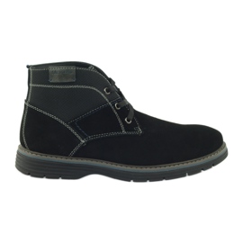 McKey Stivaletti stringati uomo scamosciati 284 nero