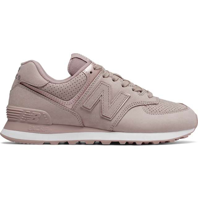 New Balance Wl574nbm Au Lait con champagne metallizzato viola