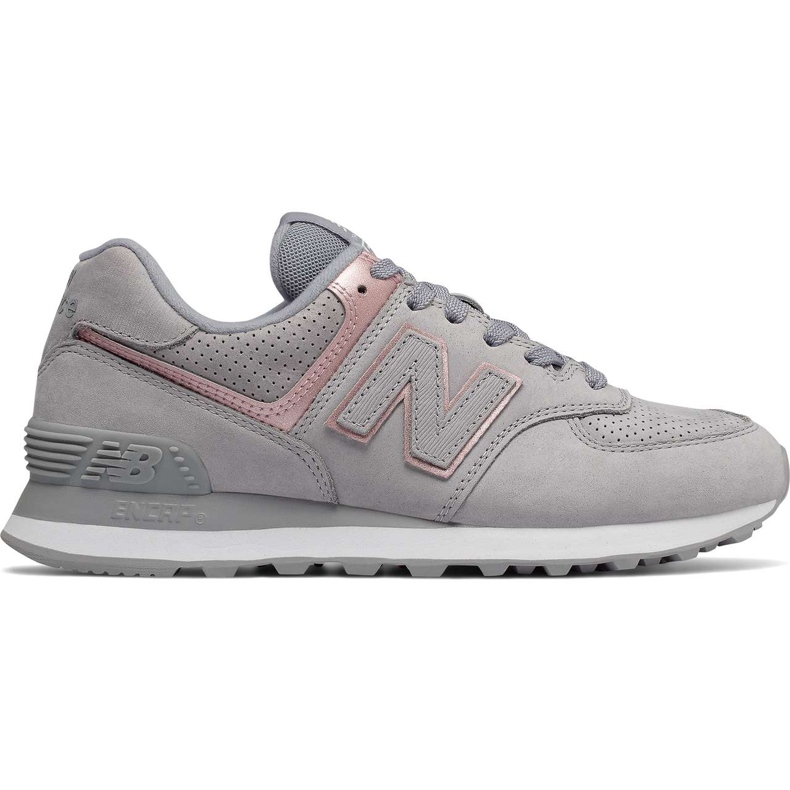 New Balance Wl574nbn Arctic Sky con champagne metallizzato grigio