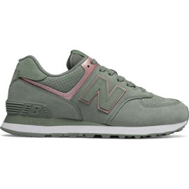 New Balance Wl574nbl Seed With Champagne Metallic verde
