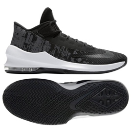 Scarpe da basket Nike Air Max Infuriate 2 Mid M AA7066-001 nero nero