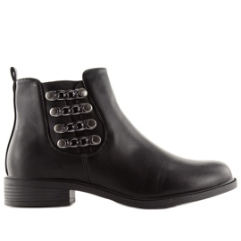Stivaletti Chelsea neri da donna Z-29 Black nero