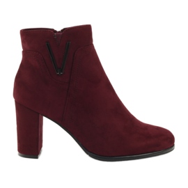 Sergio Leone 546 stivali bordeaux multicolore