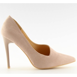 Tacco asimmetrico beige C-11 Beige