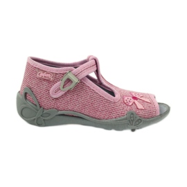 Pantofole fiocco Befado 213P104 rosa