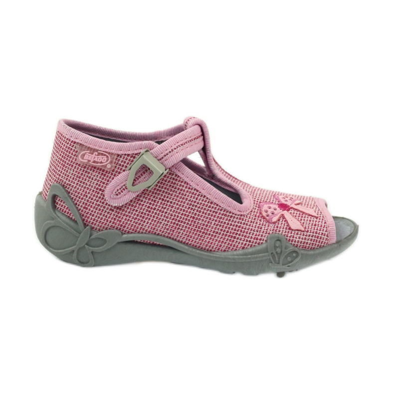 Pantofole fiocco Befado 213P104 rosa