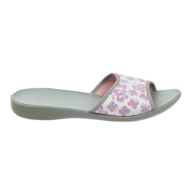 Ciabatte Befado 300D041 con farfalle multicolore