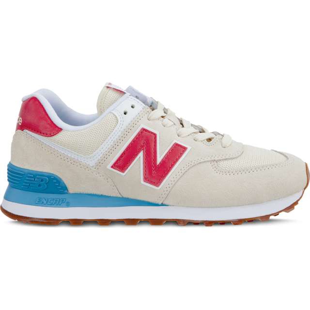 New Balance Wl574fla Summer Dusk Alabaster con Pomelo marrone multicolore